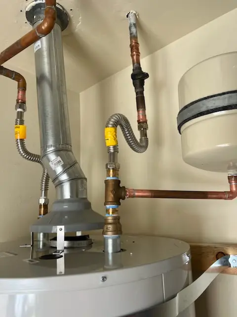Water heater installation and plumbing repair in Sand Section